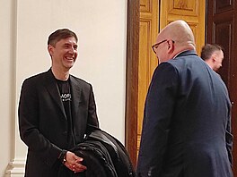 Ladislav Vrabel bhem jednání Ústavního soudu eské republiky. (18. bezna 2025)