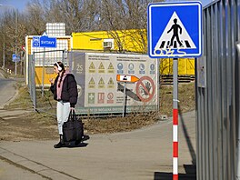 Nová nádra�ní budova u vlakové stanice v Brn�-Králov� Poli se u� rýsuje (b�ezen...