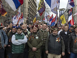 V B�lehrad� demonstrovalo p�es 100 000 lidí proti korupci. (15. b�ezna 2025)