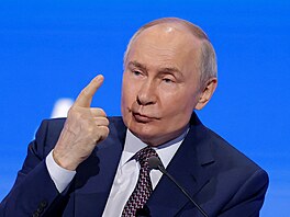 Ruský prezident Vladimir Putin na sjezdu Ruského svazu prmyslník a...