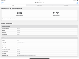 iPad Air - Geekbench 6