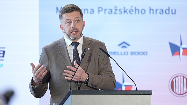 Ministr vnitra Vt Rakuan na konferenci Nae bezpenost nen samozejmost. (18. bezna 2025)