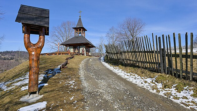 Kaple zasvěcená sv. Cyrilovi a Metodějovi v osadě Haladejov