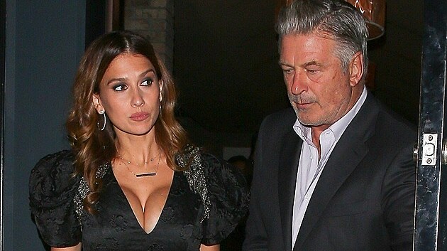 Hilaria Baldwinov� a Alec Baldwin (16. z��� 2018)