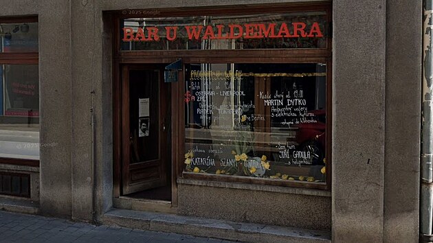 Bar U Waldemara v centru Ostravy pat k tamnm nejznmjm podnikm. (14. bezna 2025)