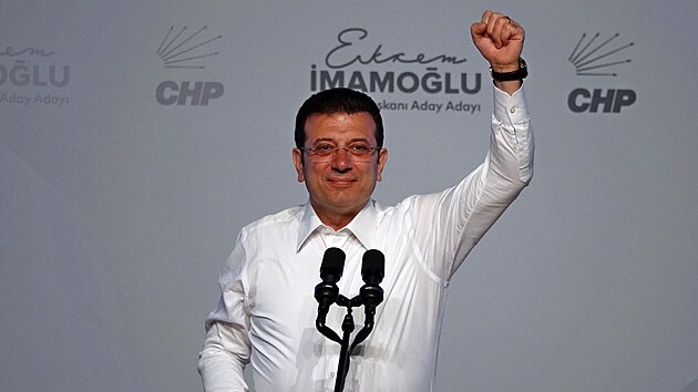 Istanbulsk� prim�tor Ekrem Imamoglu (16. b�ezna 2025)