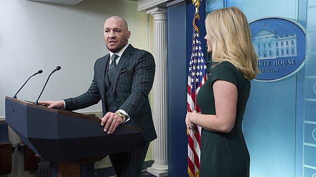 MMA zpasnk Conor McGregor navtvil Bl dm. (17. bezna 2025)