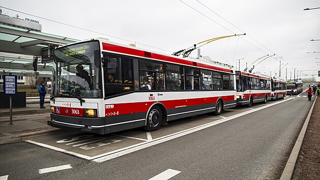 Brno se rozlouilo s trolejbusy 21Tr. Na slavnostn akci pily stovky lid. (15. bezna 2025)