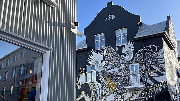 Ne nadarmo se Reykjav�ku ��k� �m�sto pouli�n�ho um�n�. Street art je tu na ka�d�m rohu a u� n�jakou dobu je i ofici�ln� zmapovan�. (12. b�ezna 2025)
