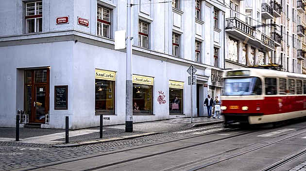 Takto vypad dnes msto toku masov vraedkyn Olgy Hepnarov v praskch Holeovicch. (11. bezna 2025)