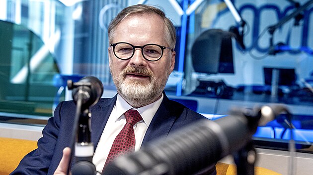 Premiér Petr Fiala (ODS). (12. března 2025)