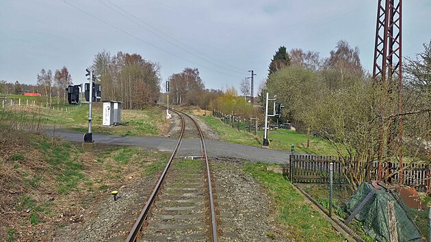 P�ejezd P3281 ve �koln� ulici v Rumburku