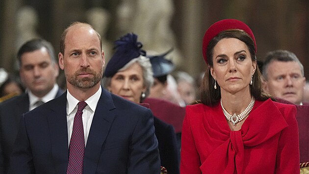 Princ William a princezna Kate (10. b�ezna 2025)