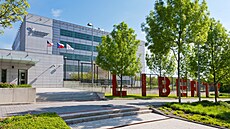 Budova Rádia Svobodná Evropa na praském Hagiboru