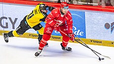 Zleva Matú� Suke� z Litvínova a David Cienciala z T�ince.