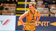 Volejbalistka Pavla �mídová, nahráva�ka mistrovského celku �elmy Brno. (b�ezen...