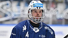 Michal Gula�i z Komety Brno dohrál první zápas �tvrtfinále extraligy proti...