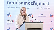 Ministryn� obrany Jana �ernochová na konferenci Na�e bezpe�nost není...