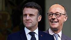 Emmanuel Macron a Friedrich Merz
