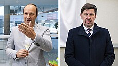 Primátor Jihlavy Petr Ry�ka a starosta T�ebí�e Pavel Pacal