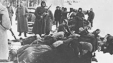 Masakr �id� nacistickými Einsatzgruppen v Lubném na Ukrajin� (zima 1941)