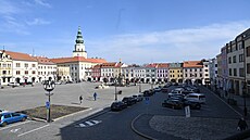 Velké nám�stí v Krom��í�i. (b�ezen 2025)