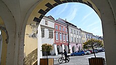 Velké nám�stí v Krom��í�i. (b�ezen 2025)