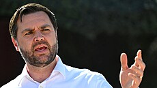 J. D. Vance b�hem náv�t�vy Texasu (5. b�ezna 2025)