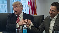 Donald Trump a Peter Thiel (14. prosince 2016)