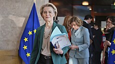 Ursula von der Leyenová ped pedstavením strategie na posílení obrany Unie do...