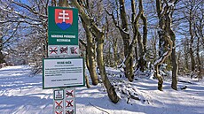 Slovenské úbočí Veľké Rače pokrývá stejnojmenná národní přírodní rezervace...