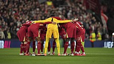 Hrái Liverpoolu se hecují ped zápasem s PSG.