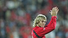Fotbalista Pavel Nedvd se louí s národním týmem.