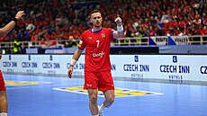 Tomá� Piroch se raduje po gólu.