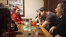 Speciální kvíz o Harrym Potterovi naplnil bud�jovickou restauraci Beseda....