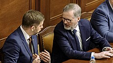 Vládní partnery v ele s premiérem Petrem Fialou (ODS) a ministrem vnitra Vítem Rakuanem (STAN) eká ve volbách zápas o podobné volie