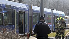 Gruzínec ve východon�mecké Ge�e podpálil �enu v tramvaji. (16. b�ezna 2025)