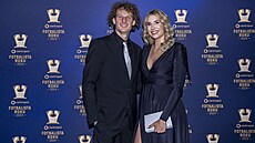 Alex Král s man�elkou Markétou