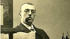 Nejstar�í syn T. G. Masaryka Herbert byl nadaným malí�em a sportovcem.