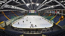 Stadion hokejového Slovanu Ústetí Lvi.
