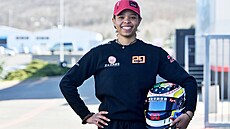 Most, 18.3. 2025, testování Buggyra na mosteckém autodromu. Aliyyah Kolocová.