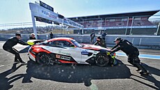 Most, 18.3. 2025, testování Buggyra na mosteckém autodromu. Mercedes AMG GT4, s...