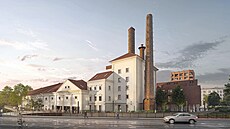 Pivovar: Do stovek byt v severní ásti areálu nuselského pivovaru, které...