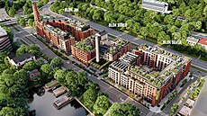 Lihovar: Projekt Lihovar na Smíchov pináí komfortní nájemní bydlení v...