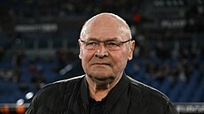 Plze�ský Kou� Miroslav Koubek p�ed odvetou s Laziem.