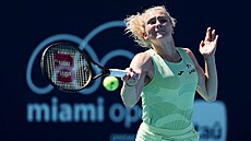 Kateina Siniaková v prvním kole na turnaji v Miami