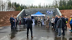 Ministr zem�d�lství Zden�k Nekula (KDU-�SL) si prohlédl nový vodojem nad...