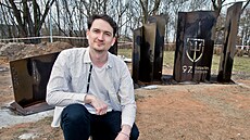 Architekt David Foud, autor nového pomníku 97. p�í divize americké armády,...