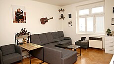 Pohodlná seda�ka v obývacím pokoji je místem relaxace.