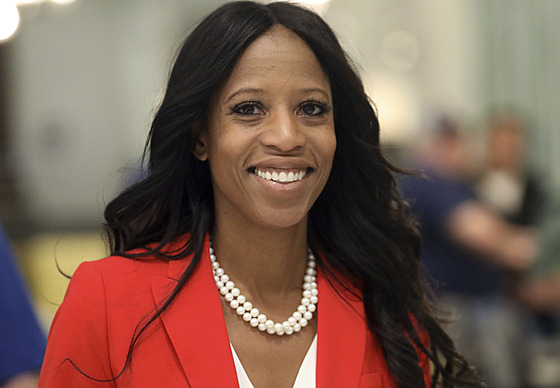 Mia Loveová na snímku z roku 2018